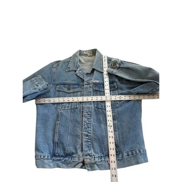 Guess Georges Marciano Women's Denim Jean Jacket Vintage 1980's 80's Size XL - Picture 5 of 7